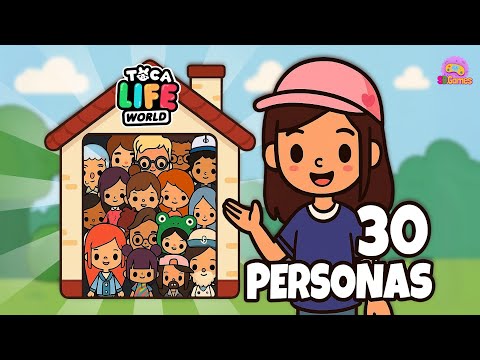 🏠😱 ¡30 PERSONAS en la CASA MÁS PEQUEÑA de Toca Life! RETO GRATIS 💥