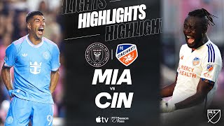 Inter Miami CF vs. FC Cincinnati | Full Match Highlights | Disallowed! VAR At The Final Moments