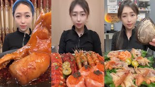 Mukbang #189: Eating roll  belly , braised pork belly, legs pork #mukbang #eatingshow #pork