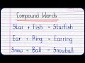 Identifying Compound Words