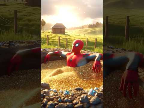 ¡Supergirl y Spiderman descubren un tesoro escondido!