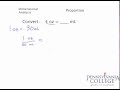 Proportions and Dimensional Analysis