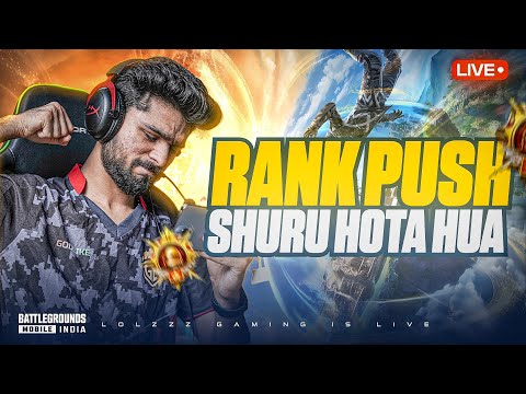 RANK PUSH BEGINS! | 2 DIN ME CONQUEROR POSSIBLE? | BGMI LIVE