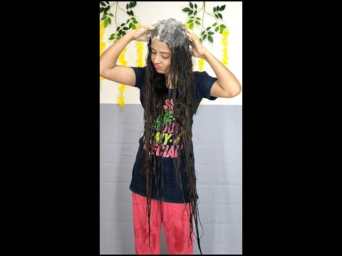How to get silky smooth hair in one wash | hair wash tips | how to wash hair #longhair #shorts #hair