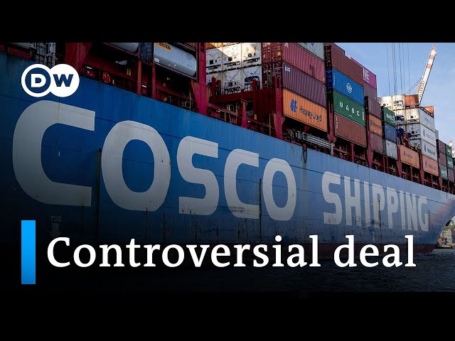 Chinese company Cosco acquires stake in Hamburg port terminal