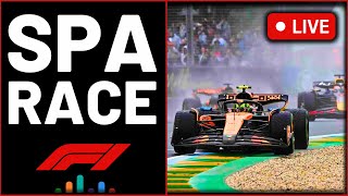 🔴F1 Live 2025 Belgian GP (Spa 🌧️) Race | Commentary + Live Timings | Formula 1 Watchalong