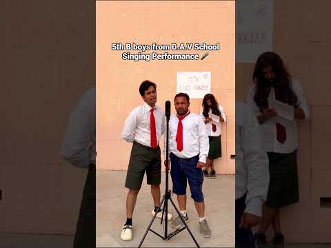 Singing performance in schools be like #shorts #ytshorts #rishabhhshukla #comedy