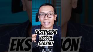 Ekstension VSCode : Glassit🤩