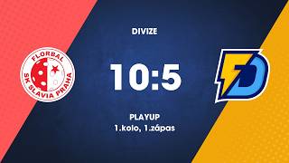 MUŽI A | Divize: Play-up | SK Slavia Praha FLORBAL vs. FD Teplice | 10:5