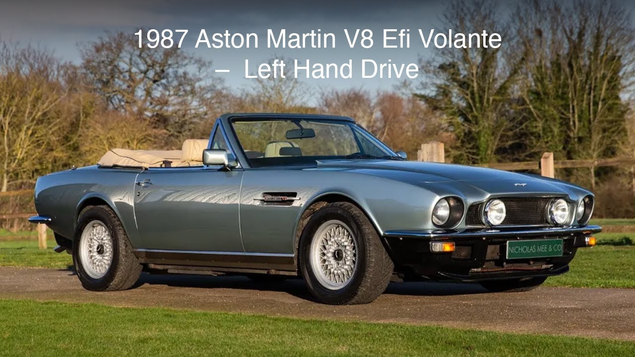 Video preview of Aston Martin V8 EFi Volante (1987)