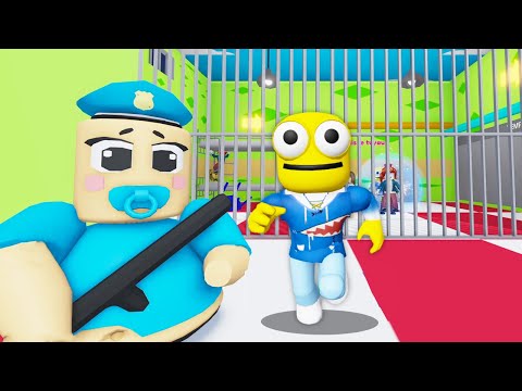ENFERMER PAR LE GROS BEBE BARRY PRISON (Escape baby Prison)