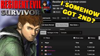 I SOMEHOW Got 2nd Place in the Resident Evil Survivor Speedrun