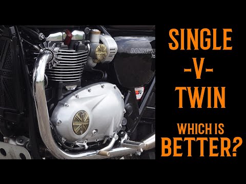 Single Cylinder versus Twin cylinder MOTORCYCLE. Which is the best? Things aint what they used to be