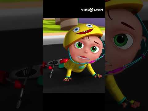 Riding Scooters 🛴 | Fun Kids Rhymes #cartoon