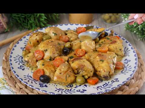 POLLO A LA MEDITERRÁNEA - Receta FÁCIL que NO FALLA