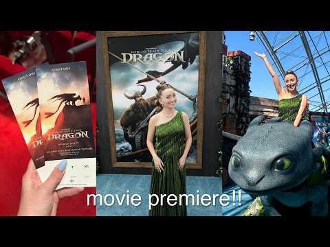 We Walked A Red Carpet HTTYD Premiere