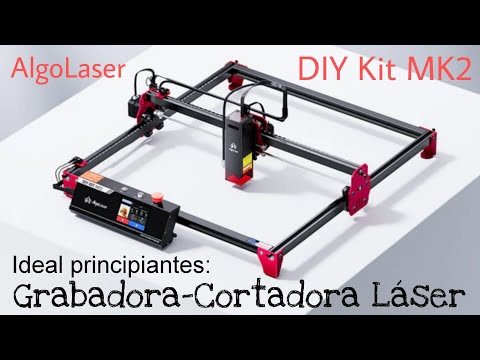 GRABADORA-CORTADORA LÁSER DIY KIT MK2 | AlgoLaser | GRABA Y CORTA CON EL MÓVIL!!