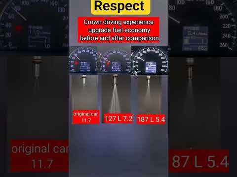 #crown driving experience upgrade fuel economy before and after comparison #Economy #fuelefficiency