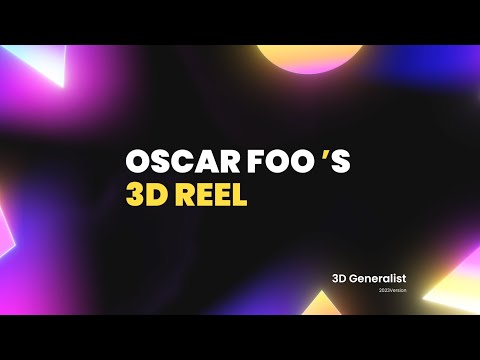 Oscar's 3D Showreel 2023 Cover Image