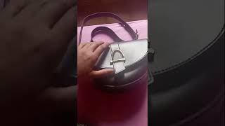 Bolsa feminina meia lua pequena com alça transversal regulável balada envio rápido  #venda #moda