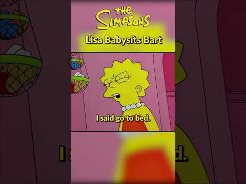 Lisa Babysits Bart | The Simpsons #shorts
