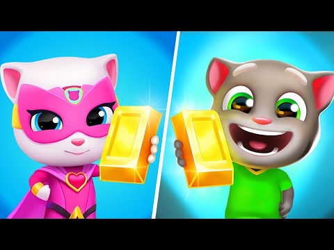 Talking Tom Gold Run Talking Tom Hero Dash Funny Fails Latest Trailer NUKOIW