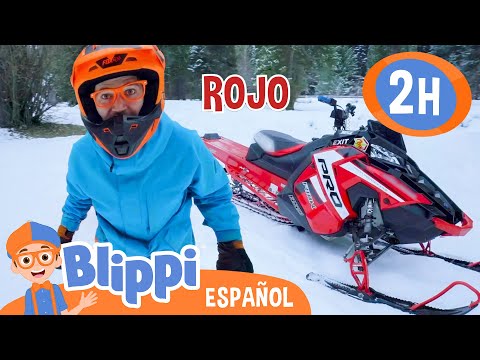 Aprende Sobre Vehículos de Invierno con Blippi en la Nieve | Moonbug Kids - Parque en Vivo!