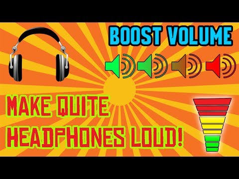 make bluetooth headphones louder