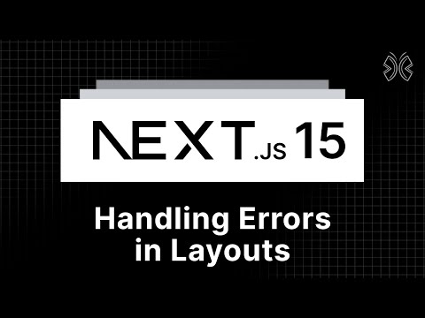 Next.js 15 Tutorial - 28 - Handling Errors in Layouts