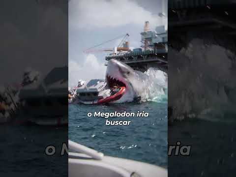 E SE O MEGALODON VOLTASSE A EXISTIR, O MEGA TUBARÃO ASSUSTADOR #shark #curiosidades