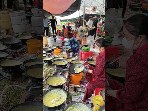 bánh xèo miễn phí lễ giỗ Đức Phật thầy tây 2025 #shorts #shortvideo