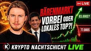 🚨BITCOIN LIVE: HALTEN die 77.000$?! Die Lage KIPPT?! Krypto-Nachtschicht LIVE✅