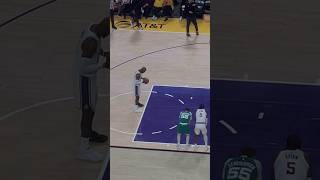 Lebron James scores 43,002nd career point. #lakers #celtics #nba