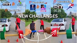 Super Car  🚗 Vs Athlete 🏃| Haaland VS Messi | Super car 🚗 Vs Bicycle 🚲 Speed CHALLENGES