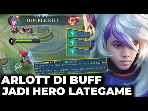 Arlot DiBuff Moonton Jadi Sesakit Ini?? Late Game Sih Damagenya Gak Masuk Akal!! - Mobile Legends
