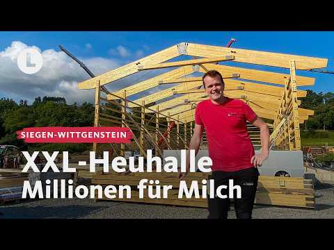 Megaprojekt: Landwirt baut XXL-Heuhalle für bessere Milch! | WDR Lokalzeit LandSchafft