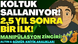 KOLTUK ÇOK DAHA ŞİDDETLİ SALLANIYOR!| 2,5 YIL SONRA BİR İLK!- MANİPÜLASYON ZİNCİRİ! #altın & #gümüş