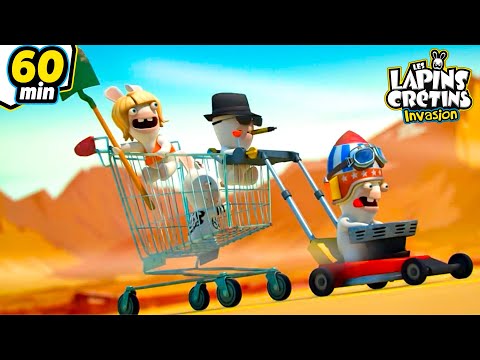 Mission Impossible Crétine - Compilation 1H | Les Lapins Crétins Invasion🐰 | Nouveaux épisodes HD