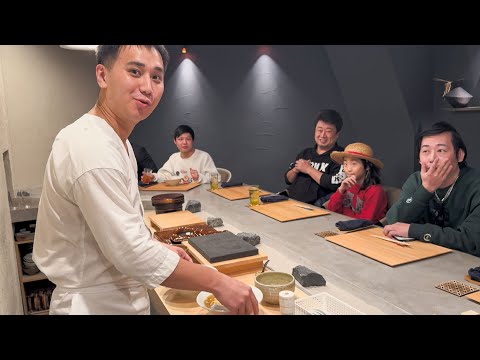 ゲリラで蟹ラーメンの試食会をやったら行列できた