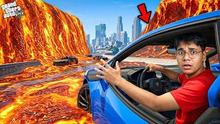 I Went Through The Insane Lava Flood In Los Santos In GTA 5 ! (GTA 5 Mods)