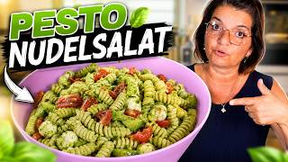 🍝 Der BESTE Pesto Nudelsalat in 10 Minuten 😍 Perfekt zum Grillen & Sommer Rezept!