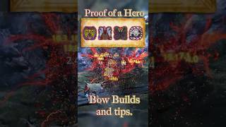 Proof of Hero Bow builds & tips MH Wilds #mhwilds #mhws #モンハンワイルズ #モンハン