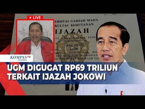 UGM Digugat Rp69 Triliun Gara-Gara Polemik Ijazah Jokowi, Ini Kata Penggugat!