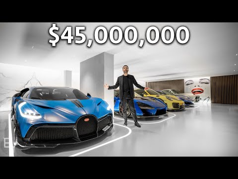 Inside $45,000,000 Billionaire's Row Mansion with a $10,000,000 Bugatti