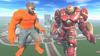 Franklin Become Red Hulk To Kill Hulk Buster- INDIAN BIKES DRIVING 3D