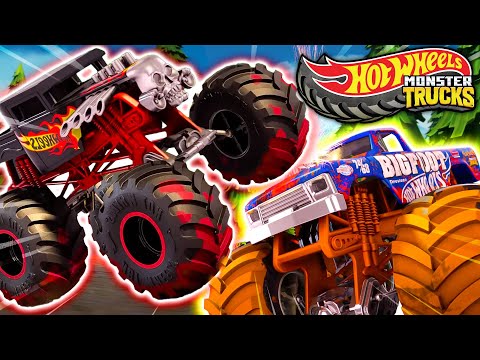 Hot Wheels Monster Trucks | ¿Pueden los Monster Trucks sobrevivir a la batalla de pintura?