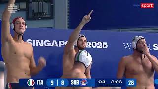 Mondiali, Pallanuoto maschile: Italia-Serbia 17-16 DTR, gli highlights