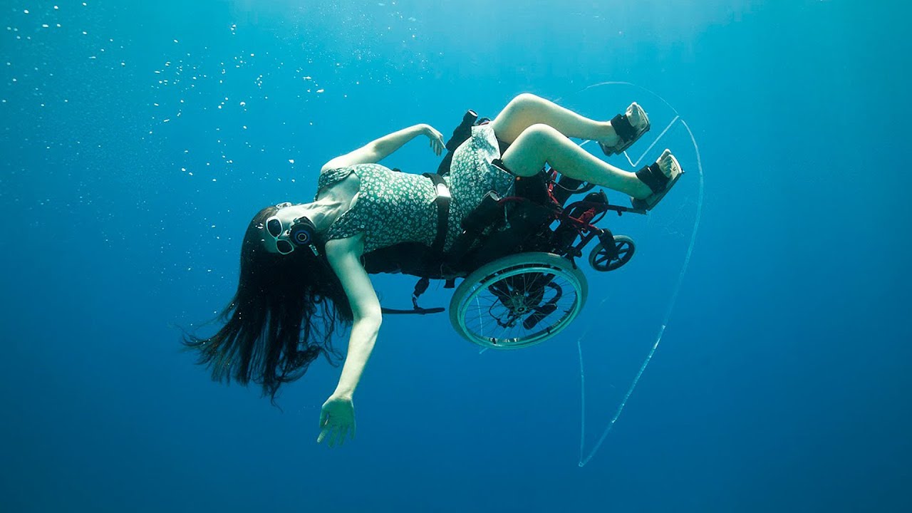 Deep sea diving. in a wheelchair - Sue Austin