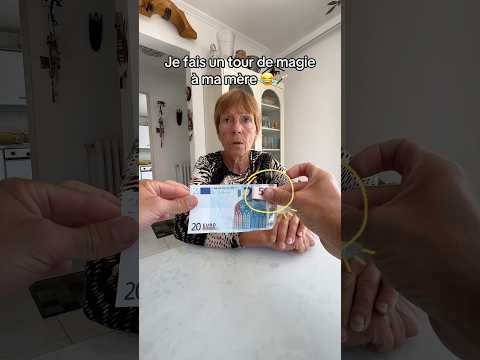 JE FAIS UN TOUR DE MAGIE À MA MÈRE 🪄😂 #humour #magie #prank #youtubecreatorcommunity