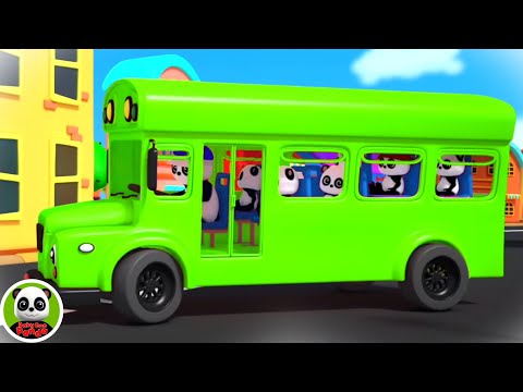 The Wheels On The Bus Go Round and Round + Nursery Rhymes and Baby Songs | Cartoon Stories